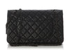 Chanel So Black Quilted Distressed Calfskin 2.55 Reissue 225