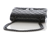 Chanel So Black Quilted Distressed Calfskin 2.55 Reissue 225