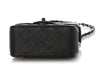 Chanel Mini So Black Quilted Distressed Calfskin Square Classic