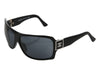 Chanel Black Crystal CC Sunglasses