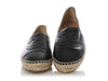 Chanel Black Lambskin Espadrilles