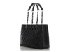 Chanel Black Quilted Caviar Grand Shopping Tote GST