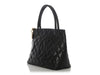 Chanel Black Quilted Lambskin Medallion Tote