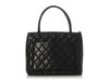 Chanel Black Quilted Lambskin Medallion Tote