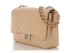 Chanel Maxi Beige Clair Quilted Caviar Classic Double Flap