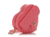 Chanel Large Coral Quilted Lambskin CC in Love Heart Bag