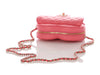 Chanel Large Coral Quilted Lambskin CC in Love Heart Bag