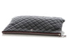 Chanel Large Black Quilted Caviar Pouch