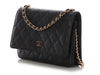 Chanel Black Quilted Caviar Wallet on Chain WOC