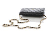 Chanel Black Quilted Caviar Wallet on Chain WOC