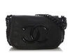 Chanel Black Calfskin and Patent Modern Chain Flap