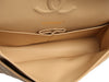 Chanel Medium/Large Beige Clair Quilted Caviar Classic Double Flap