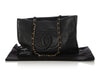 Chanel Large Black Calfskin Shopper