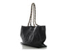 Chanel Large Black Calfskin Shopper
