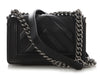 Chanel Small Black Chevron-Quilted Calfskin Boy Bag