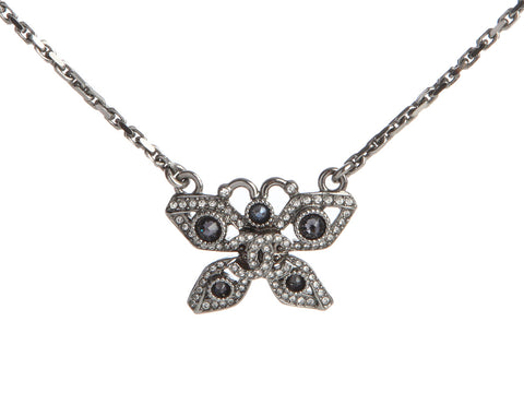 Chanel Crystal Butterfly Necklace
