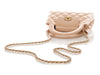 Chanel Nano Beige Quilted Calfskin Kelly Shopper
