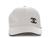 Chanel White CC Baseball Hat