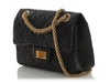 Chanel Mini Black Quilted Aged Calfskin Reissue 2.55