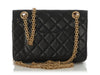 Chanel Mini Black Quilted Aged Calfskin Reissue 2.55