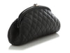 Chanel Black Quilted Caviar Timeless Clutch