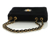 Chanel Vintage Jumbo Black Velvet Classic Single Flap