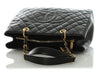 Chanel Black Quilted Caviar Grand Shopping Tote GST