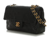 Chanel Vintage Small Black Quilted Lambskin Classic Double Flap