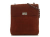 Chanel Vintage Brown Suede Double-Sided Bag