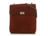 Chanel Vintage Brown Suede Double-Sided Bag