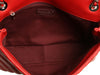 Chanel Jumbo Red Chevron-Quilted Lambskin Classic Single Flap
