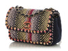 Chanel Mini Navy and Multicolor Woven Flap