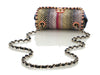 Chanel Mini Navy and Multicolor Woven Flap