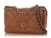 Chanel Medium Brown Quilted Lambskin 19 Flap