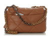 Chanel Medium Brown Quilted Lambskin 19 Flap