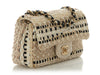 Chanel Mini Beige and Black Tweed Rectangular Flap