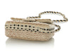 Chanel Mini Beige and Black Tweed Rectangular Flap