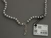 Chanel Gray Pearl Long Necklace
