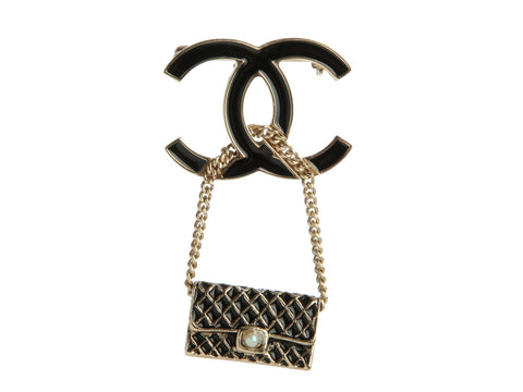 Chanel CC Logo Handbag Pin