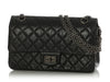 Chanel Black Quilted Distressed Calfskin Reissue 225