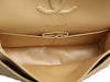 Chanel Medium/Large Iridescent Beige Quilted Caviar Classic Double Flap