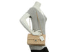 Chanel Medium/Large Iridescent Beige Quilted Caviar Classic Double Flap
