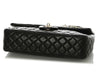 Chanel Medium Black Quilted Lambskin Valentine Charm Flap