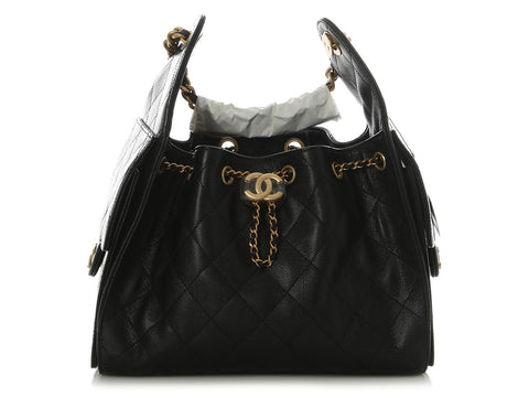 Chanel Small Black Caviar 25 Bag