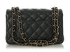 Chanel Mini Dark Gray Quilted Caviar Classic