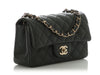 Chanel Mini Dark Gray Quilted Caviar Classic