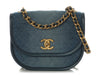 Chanel Small Denim Messenger Bag