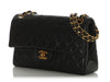 Chanel Vintage Medium Black Quilted Lambskin Classic Double Flap