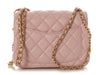 Chanel Mini Pink Quilted Lambskin Pearl Crush Square Classic
