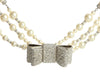 Chanel Crystal Bow Multi-Strand Pearl Necklace